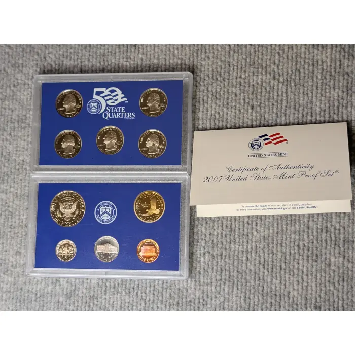 2007  USA  10 COIN PROOF MINT SET