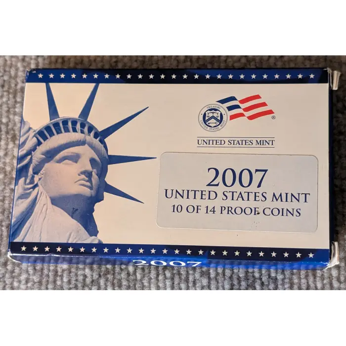 2007  USA  10 COIN PROOF MINT SET