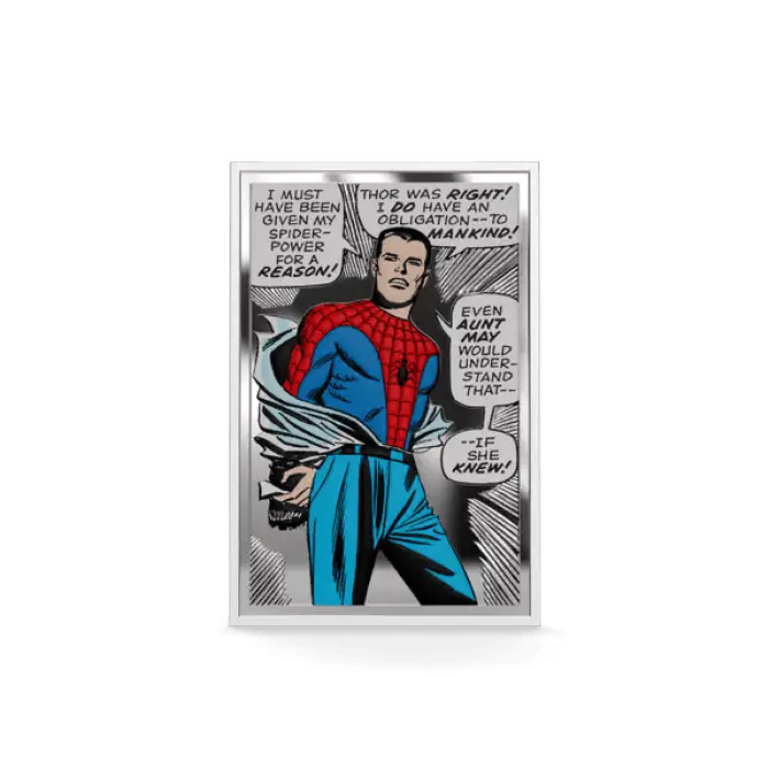Spider-Man: The Power | The Duty | The Choice – 2026 $2 Niue 1oz Proof Silver 