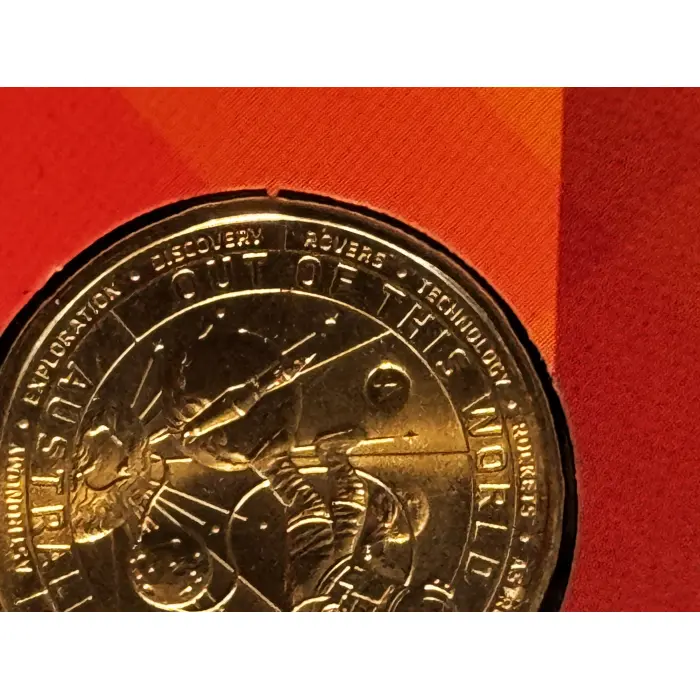  2024 $1 Out of this World A for Adelaide Counterstamp Coin Set of 5 Cards