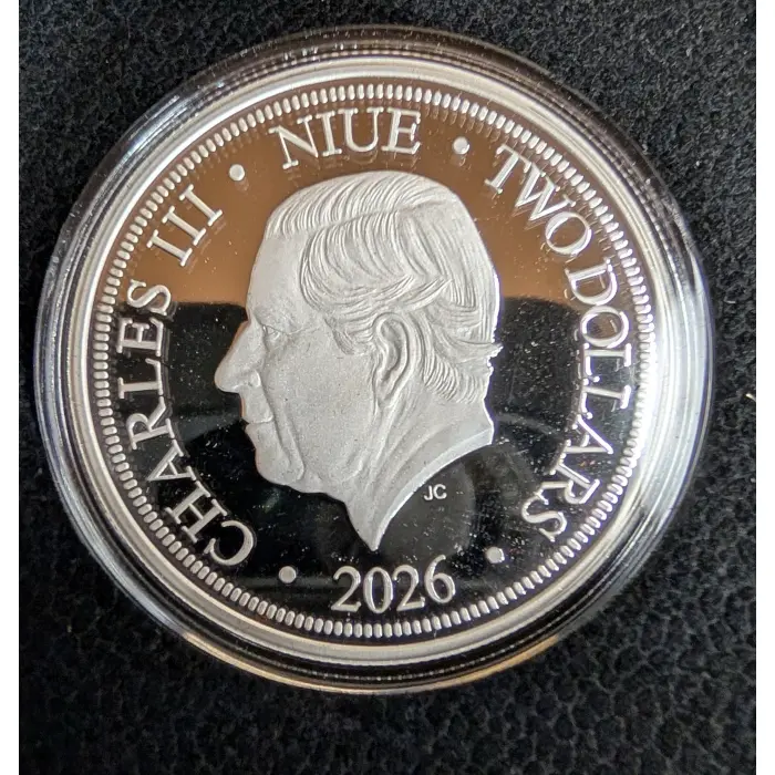 2026 $2 Leafcutter Bee - Australian Native Bees Hologram 1 Oz Silver Proof Coin