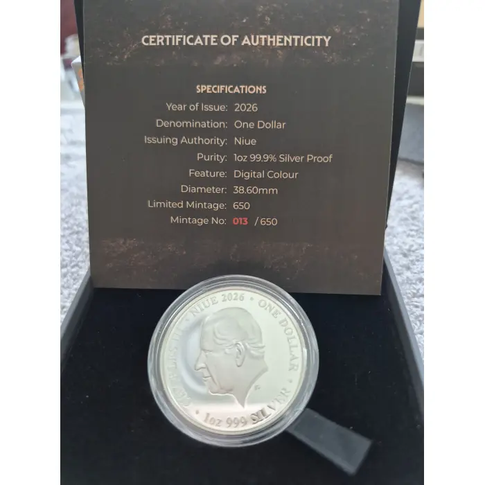 2026 Sabre Toothed Tiger Coin