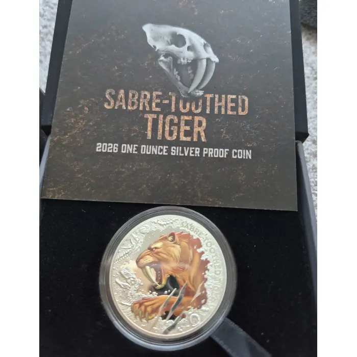 2026 Sabre Toothed Tiger Coin