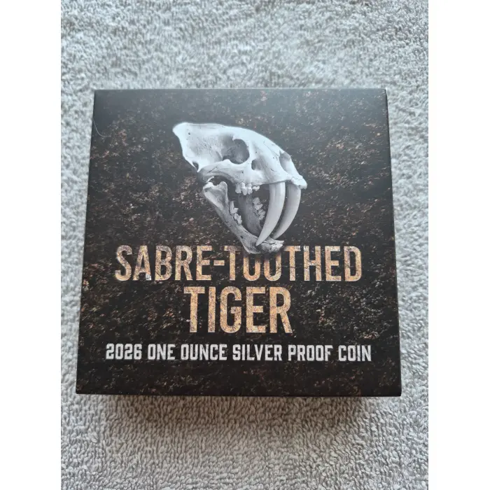 2026 Sabre Toothed Tiger Coin
