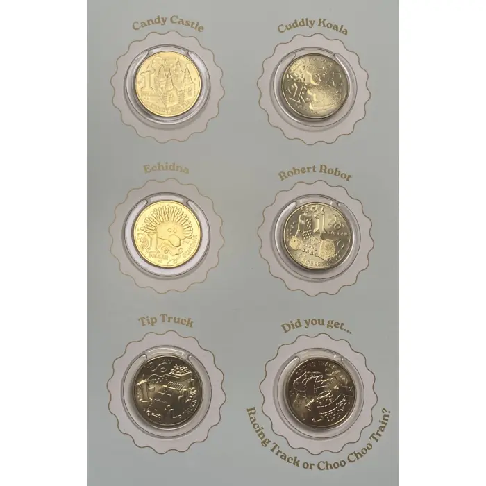 2025 Australian Women's Weekly Children's Birthday Cake 10 Coin Set + Colour $2