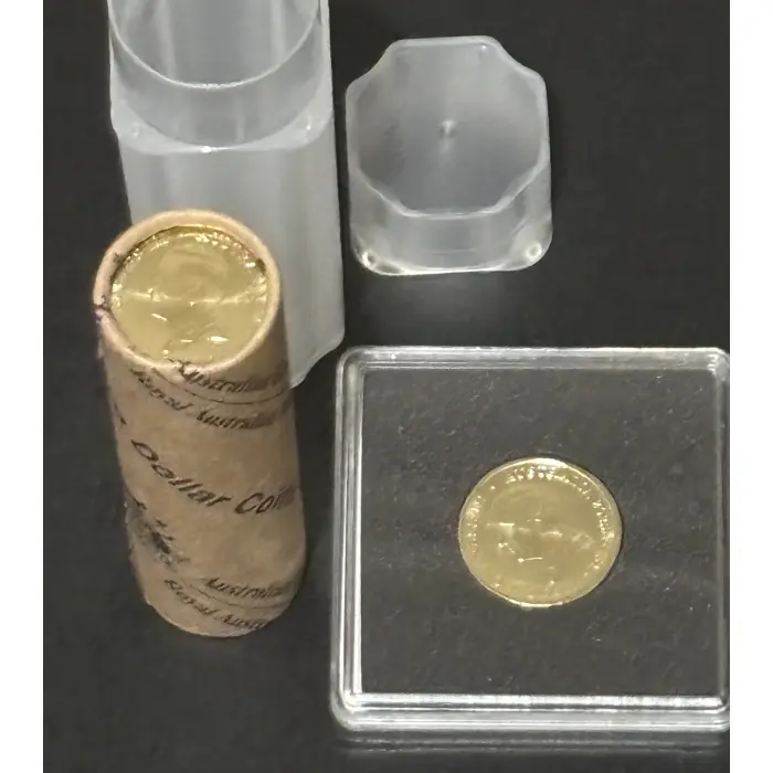 2025  80th ANNIVERSARY END OF WWII POPPY WREATH COIN ROLL and $2 coin in sleeve.