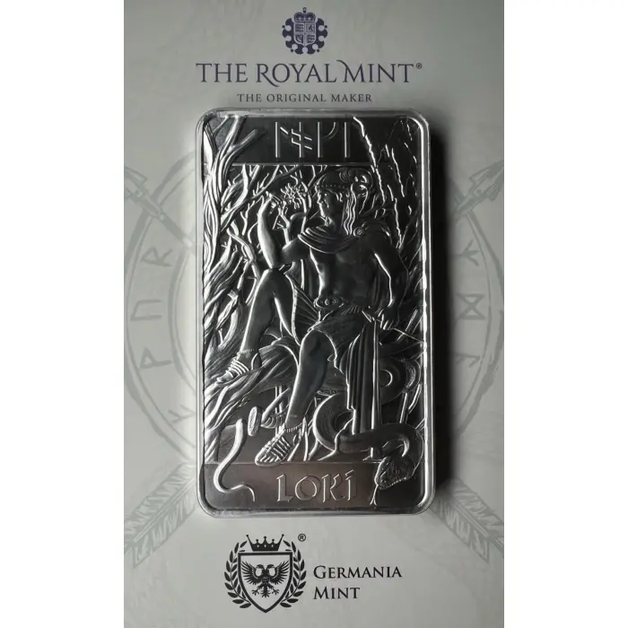 Germania Mint - LOKI - 10oz 9999 Silver bar