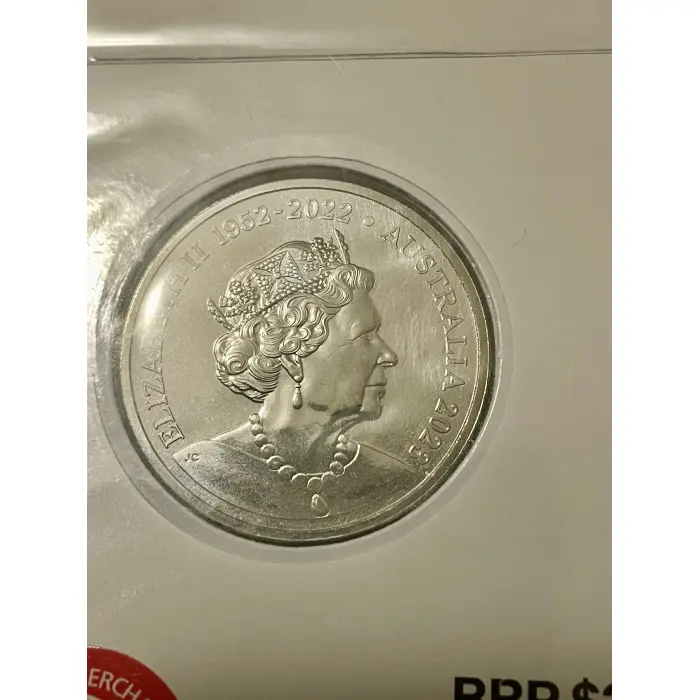 2023 20c edward the emu pnc coloured coin 