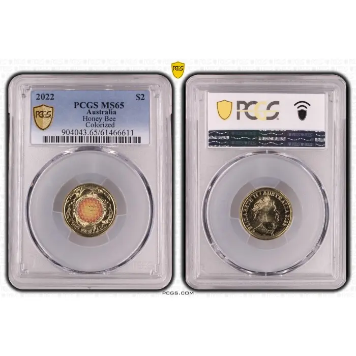 2022 - MS65 - $2 - Honey Bee
