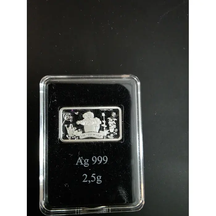 The World Of Peter Rabbit- Beatrix Potter 2.5g .999 Silver $1  Set of 5