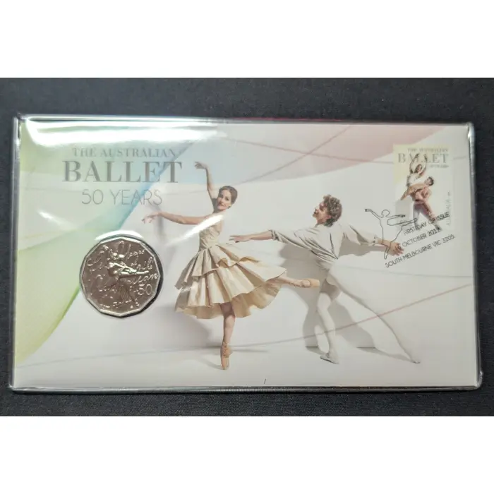 2012 Australian 50c 50 Years The Australian Ballet PNC 1st Day Issue