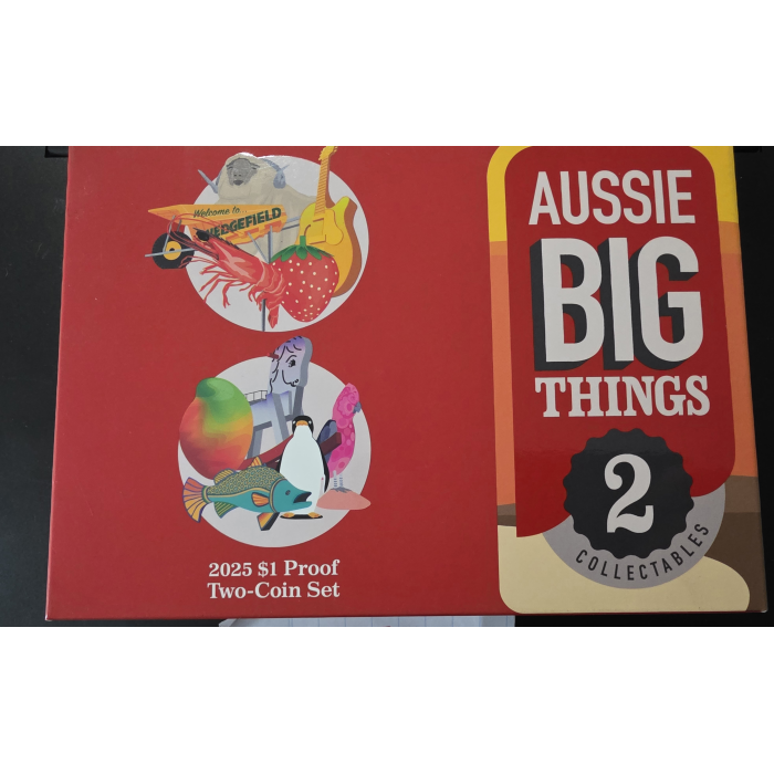 Aussie Big Things 2 - 2025 $1 Two Coin Proof Set