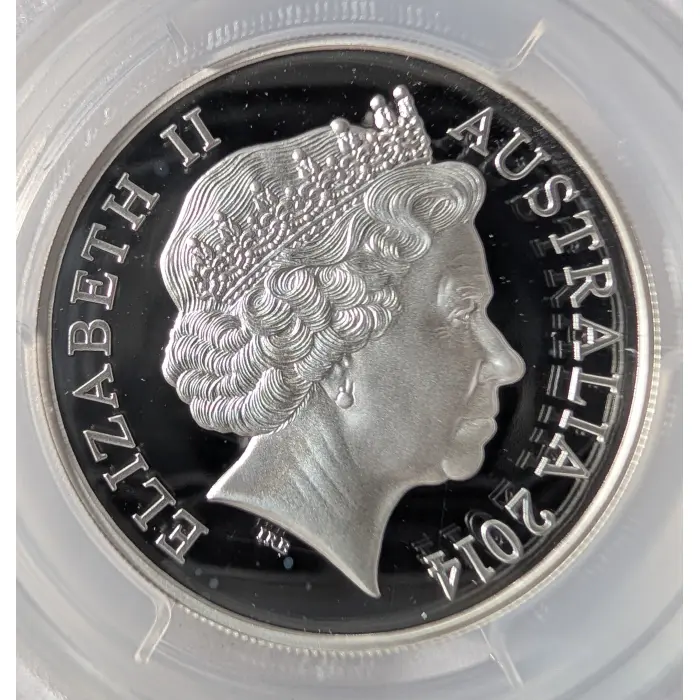  2014 $1 Mob of Roos 30th Ann. 1oz Silver High Relief Proof Coin  PR69 #52673076