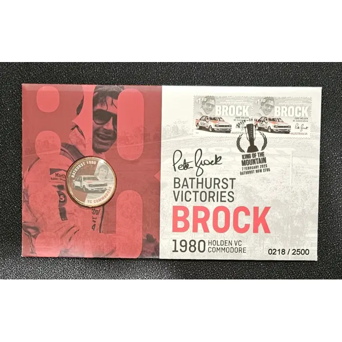 Peter Brock 1980 Bathurst Victories PNC - Limited Edition #0218/2500