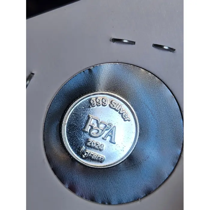 1g fine silver poppy