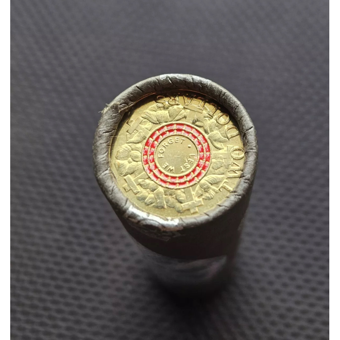 2015 $2 Lest We Forget (LFW) Cotton & Co Roll - Includes Protective Tube & Stick