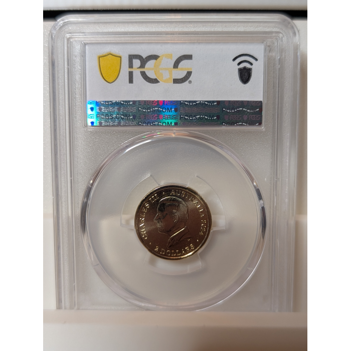 2024 - C Mintmark Australia War Animals Remembrance Colorized $2 PCGS MS69