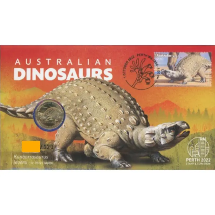 2022  $1  PNC PERTH COIN AND STAMP SHOW KUNBARRASAURUS  094/120