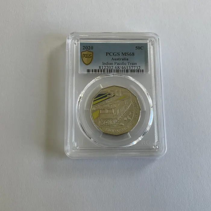 2020 50c Indian Pacific Train PCGS MS68 
