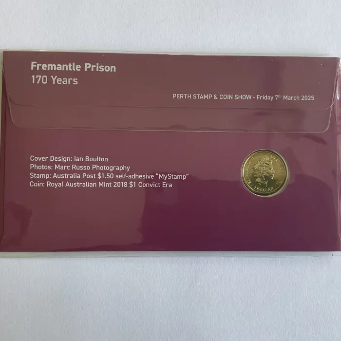 2025 PNC Fremantle Prison Perth Stamp Show Day 1 Limited Ed #179/300