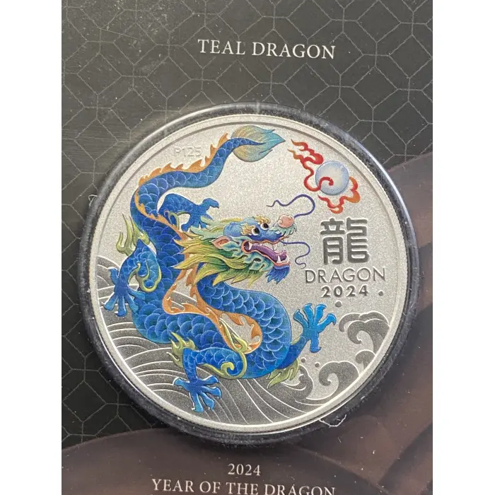 ANDA 2024 1 Oz Teal Dragon