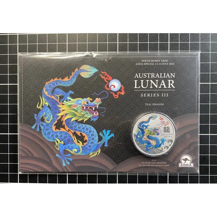 ANDA 2024 1 Oz Teal Dragon
