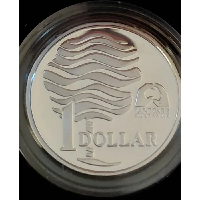 Landcare - 1993 One Dollar Silver Proof - Royal Australia Mint