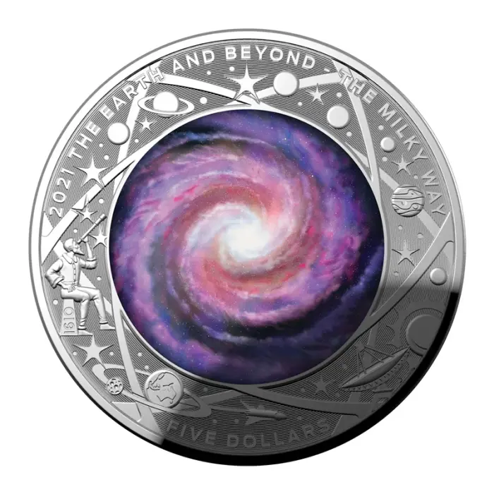 2021 1oz Milky Way Silver Coin - Mintage: 6000