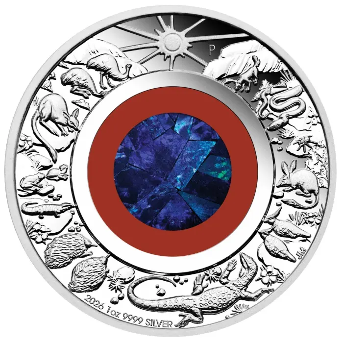 2026 Wonders of Australia - The Outback Opal 1oz Silver Proof Coin