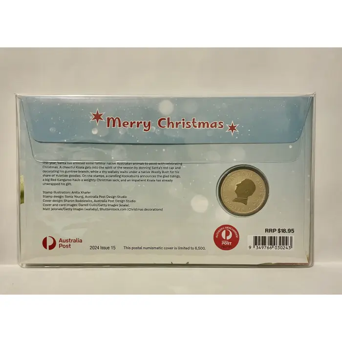 2024 $1 Perth mint Merry Christmas PNC 