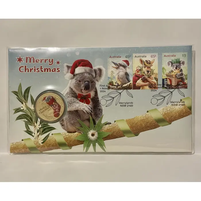 2024 $1 Perth mint Merry Christmas PNC 