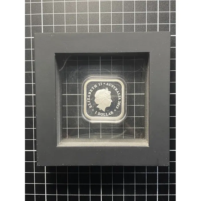 1 Oz 2013 Perth Mint Australian Seasons - Summer $1 Fine Silver Proof square coi