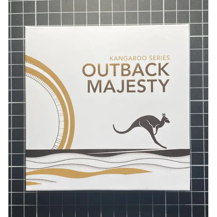 1 Oz 2021 RAM Kangaroo Series - Outback Majesty $1 Fine Silver Proof coin