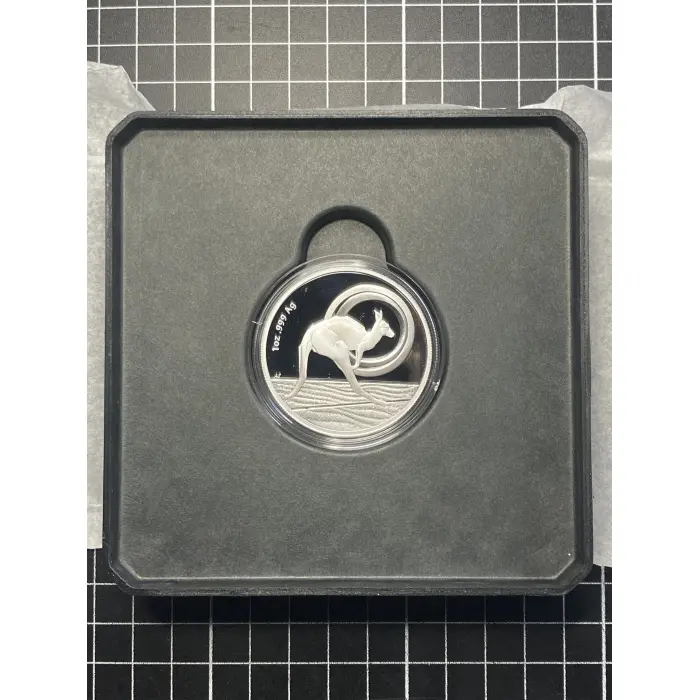 1 Oz 2021 RAM Kangaroo Series - Outback Majesty $1 Fine Silver Proof coin