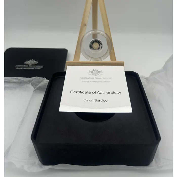 2026 $2 ‘C’ Mintmark Dawn Service Anzac Lest We Forget Silver Proof
