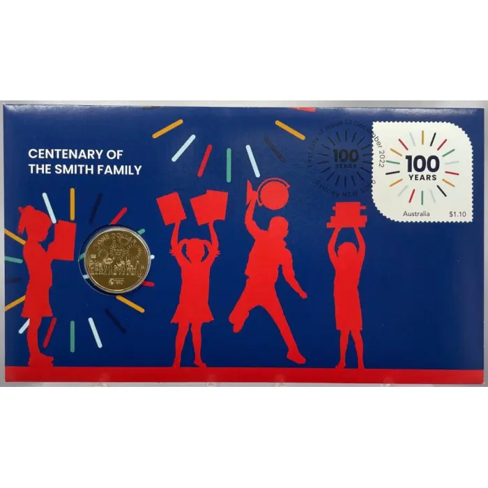 2022 1 Dollar PNC Centenary of The Smith Family - Privy Mark