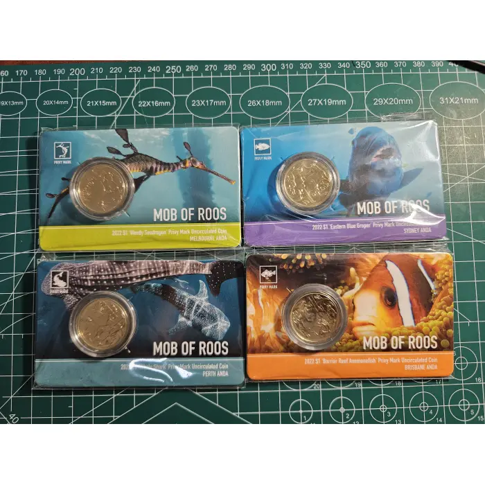 ANDA special release $1- carded coins 