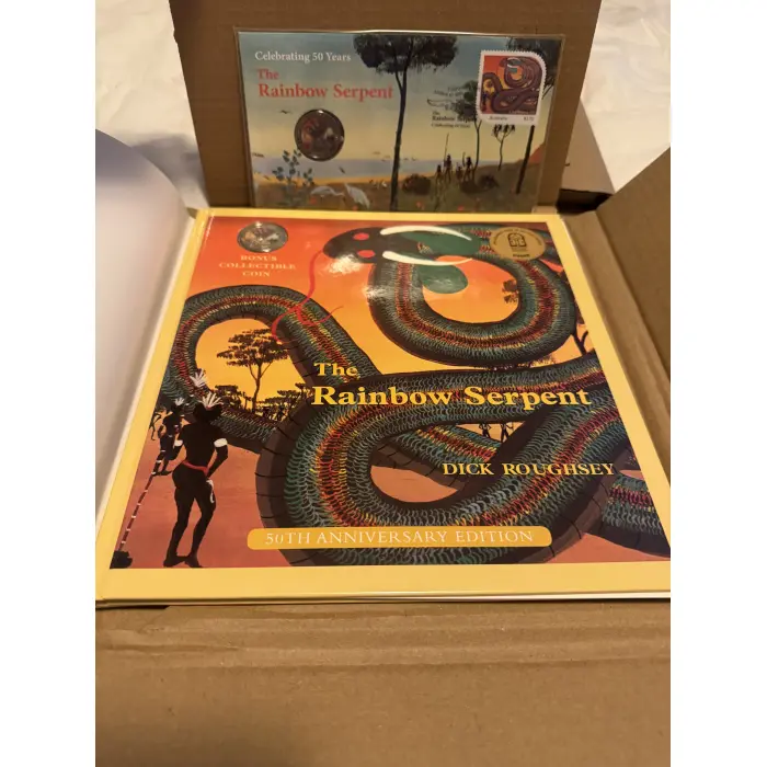  2025  RAINBOW SERPENT COLOURED  20c UNC COIN - SPECIAL EDITION BOOK plus PNC 