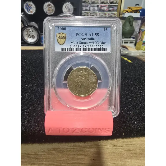 2000 One Dollar Ten Cent Mule PCGS AU58