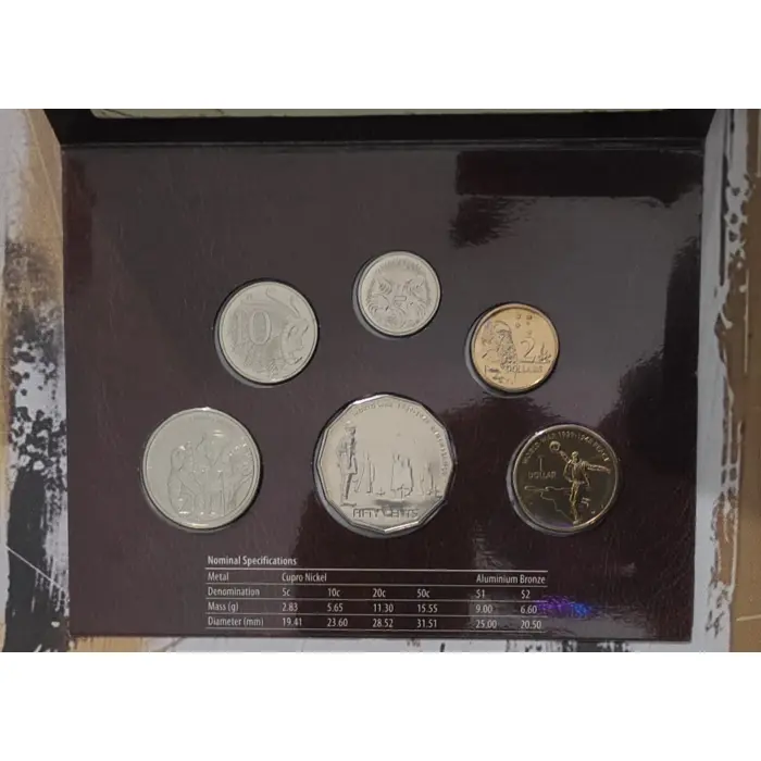 2005 Royal Australian Mint Coin Set Coming Home