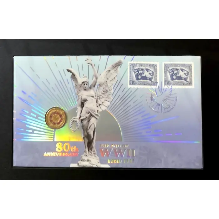 2025 RAM $2 Remembrance 80th Anniversary WWII Poppy Wreath PNC #360 of 1111