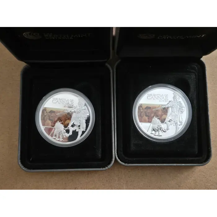 2009 Famous Battles in History Cannae 1oz silver proof coin