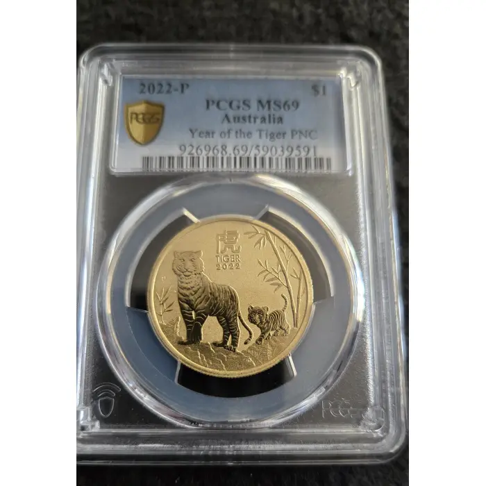 2022P $1 MS69 Year of the Tiger 