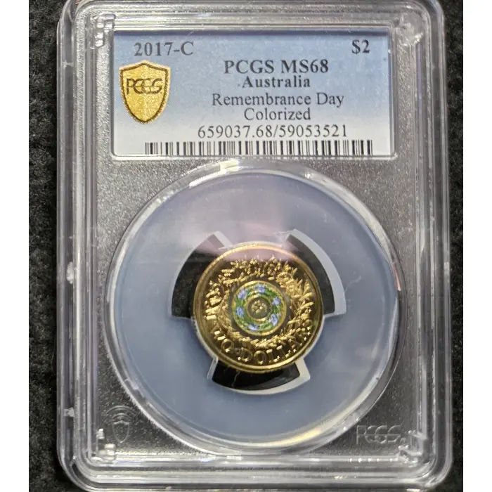 2017 C Remembrance Day MS68 $2