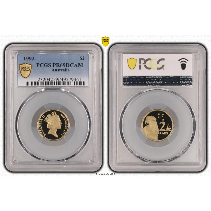 PR69DCAM 1992 $2, DCAM