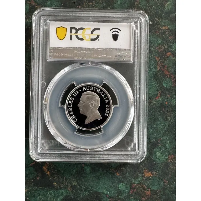 2025 $1 Silver Proof Christmas Bluey - Graded Top of the Pops - PR70DCAM