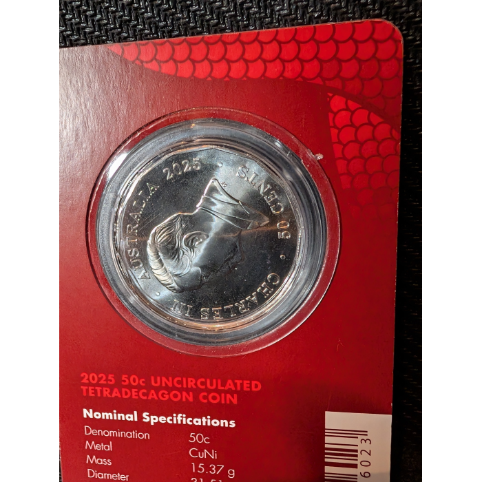 2025 Lunar year of the Snake 50c