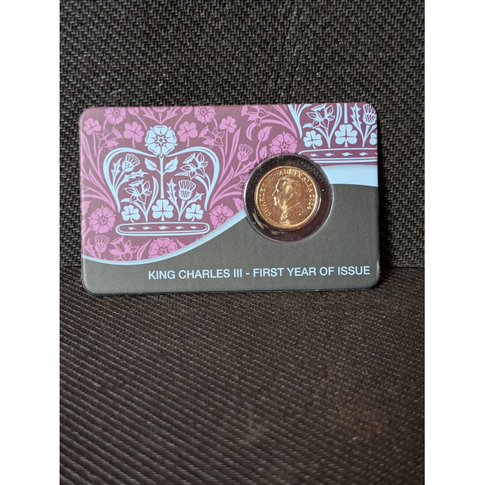 2024 $2 First Year Of Issue King Charles III Commemorative Carded Coin UNC