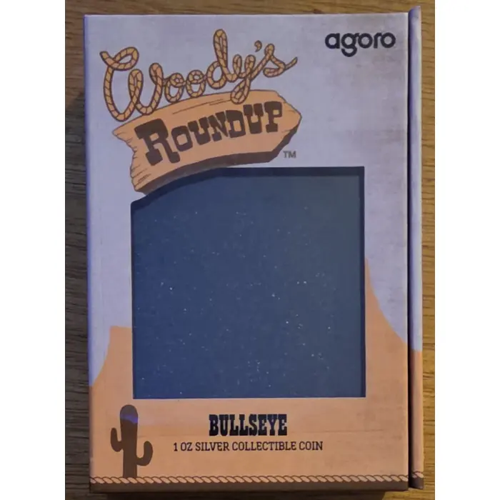 Disney Pixar Toy Story “Woody’s Roundup – Bullseye” 1oz Silver Coloured Coin