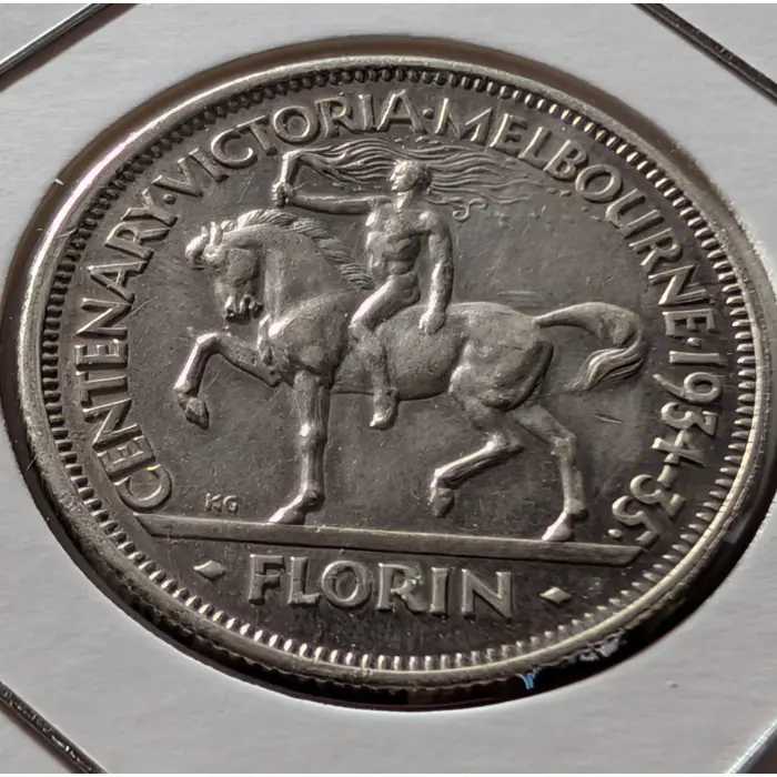 1934/35 Melbourne Centenary Florin